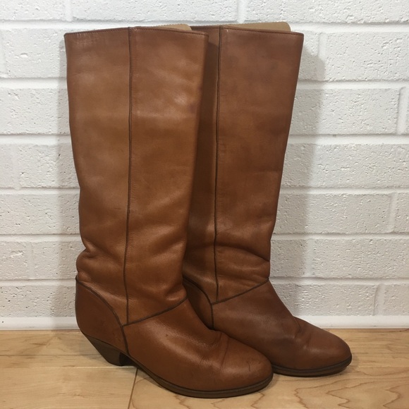 Frye Shoes - Frye Heeled Boots - Vintage!